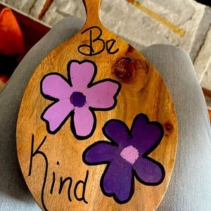 Wooden sign. Originally a cutting board. Custom orders accepted